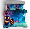 3D Digital Printing Halloween Bedding Pattern Four-Piece Set Three-Piece Set Sticker