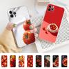 Japan Korea Cute Tomato Pattern  Phone Case For iPhone 11 12 13 14 Mini Pro Max XR X XS TPU Clear Case For 8 7 6 Plus SE 2020