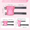 6Pcs Kids 3-10 Years Knee Elbow Pads Guards Protective Gear Set For Roller Skates Cycling Bike Skateboard Scooter Riding Sports