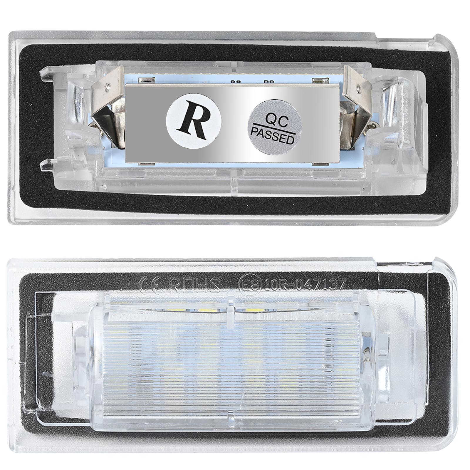 

2pcs For TT Roadster 1999-2006 Canbus Error Free License Number Plate Light Lamp Xenon White LED Lamp Waterproof Taillight белый