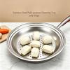 Multipurpose Stainless Steel Steamer Basket & Rack for Wok
