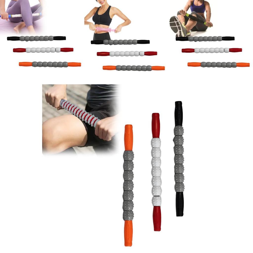 Portable Massage Roller With Seven Spiky Balls For Fitness And Wellness Practice