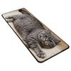 Quick Dry Bath Mat Cute Cat Shape Bathroom Rug, 3D Simulation Modeling, Soft Imitation Cashmere Rug Absorbent Floor Mat, Non-slip Decorative for