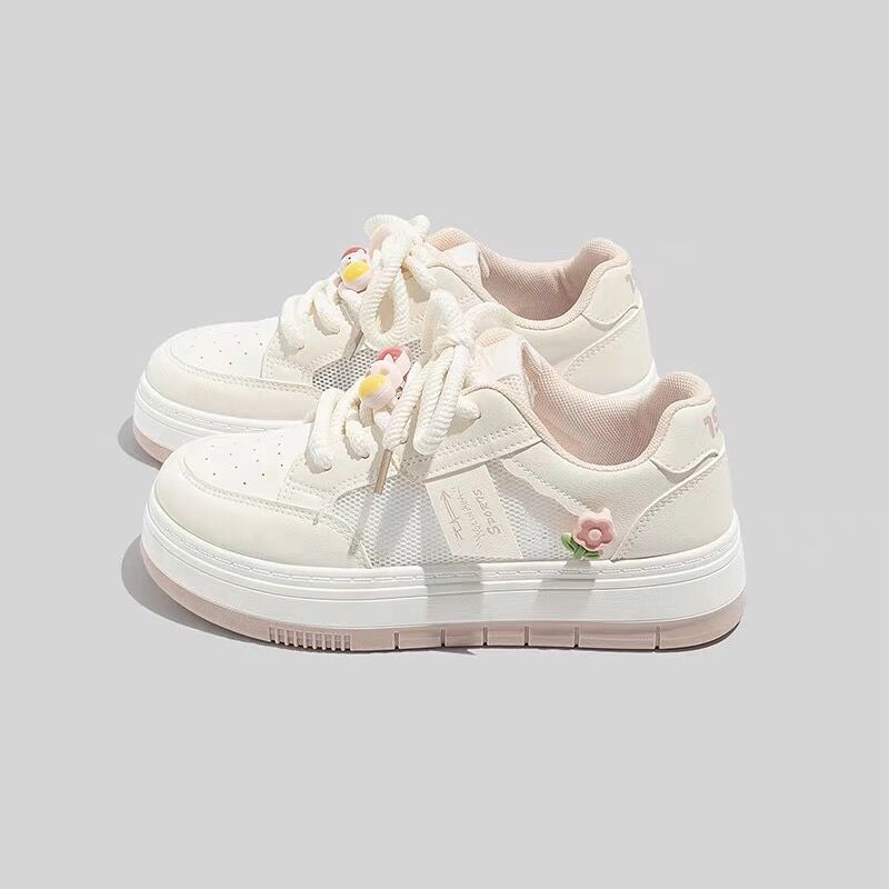 

Woman Footwear Summer with Bow Mesh Breathable Shoes for Women Whit Stylish New in Offers Korean 39 Daily Routine Light on Sale 40