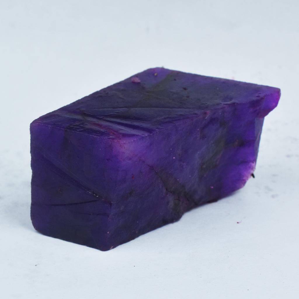 CERTIFIED Natural Purple Sapphire 445.40 Ct Uncut Huge Size Rough Loose Gemstone AR-1981