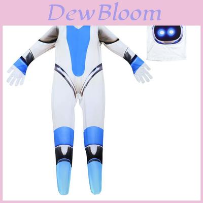 Astro Bot Cosplay Kostüm Polyester Jumpsuit Für Gaming Event Verkleidung