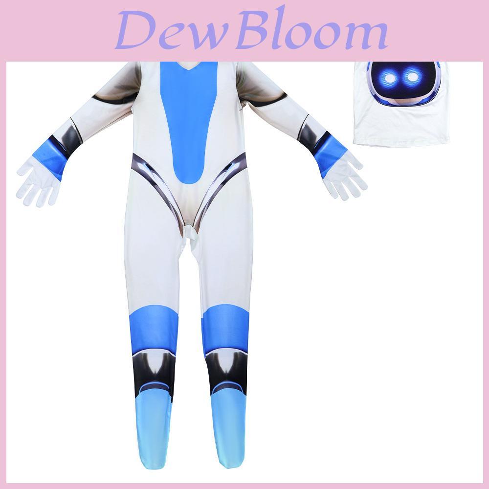 Astro Bot Cosplay Kostým Polyesterová Kombinéza Na Herní Událost Maškarní