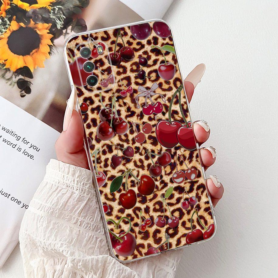 For Xiaomi Poco M3 Case Poco M3 Pro 5G Cover Fashion Flower Bowknot Capa Soft Slim Silicone Bumper For Xiaomi PocoM3 M3Pro Shell
