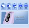 Handheld High-Speed USB Rechargeable Fan with Digital Display & 100-Speed Adjustment