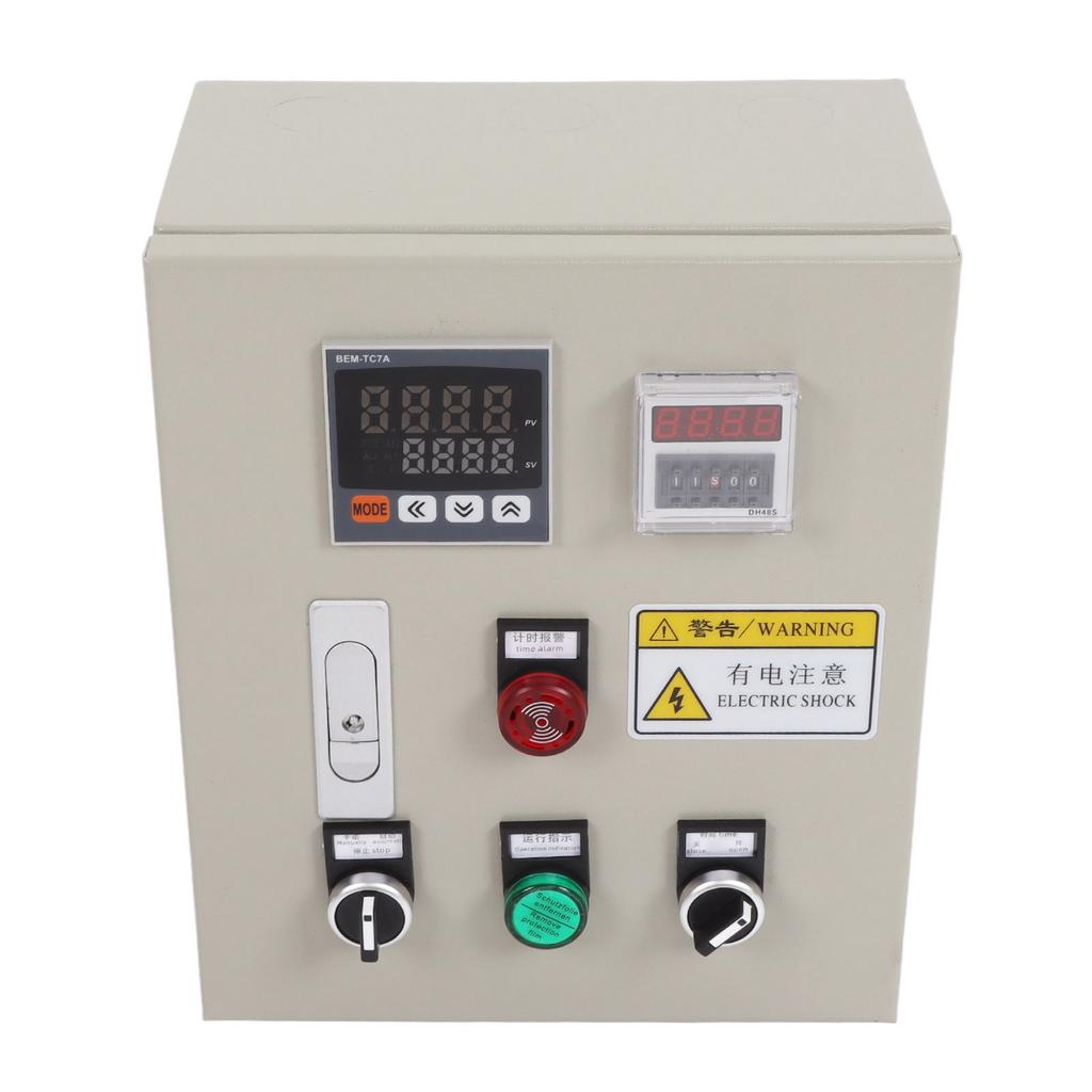 PID Temperature Control Box Intelligent Temp Controller with Thermocouple 380V AC 3 Phase 15KW