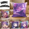 Dark Cute Drummer AAko UUdagawa Square Sofa Pillow Cover Solid Color Living Room Home Decor Cushion Case