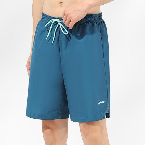 Li Ning Swimming Shorts Men's Blue Green LNKW030-1