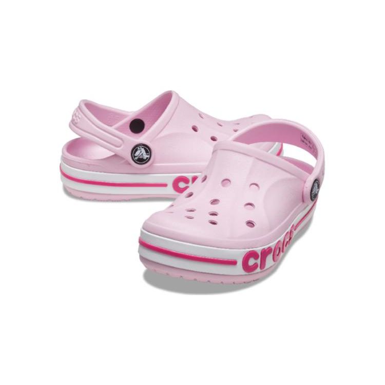 Crocs Bayaband Comfortable Versatile Non-Slip Breathable Childrens Sandals Kids Sandals Pink 207019-6TG