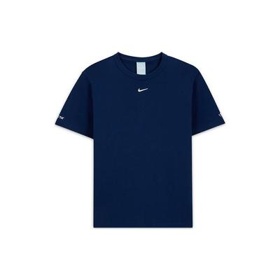 X Drake Nocta Cardinal Lager T-Shirt Mit Kleinem Brustlogo Herren Oberteile Marineblau DJ5952-492