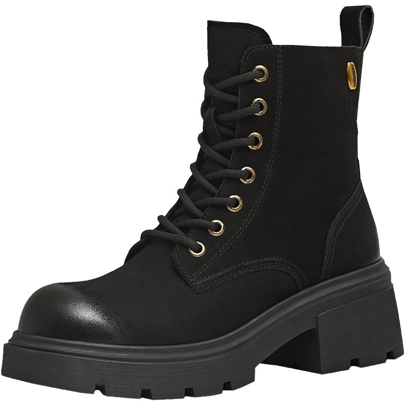 Tianmeiyi Women s Suede Martin Boots 39