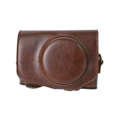 Para Estojo Canon SX740 HS, Bolsa de Câmera de Couro PU Estojo Para Canon Powershot SX740HS SX740 SX730 SX730HS SX720 Cobertura de Corpo Inteiro