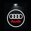 For Audi C72PC Car Door Welcome Light Led Car Projector Lamp Car Accessories For Audi A4L A6L A3 A4 Q3 Q5 Q7 A5 A7 S3 S4 S5 S6 S8 RS3 RS4