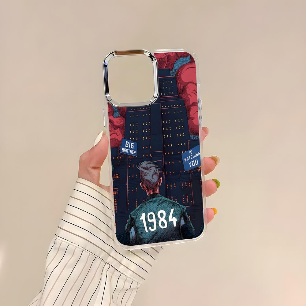 1984 George Orwell Phone Case For IPhone 17 Air 16 15 14 13 12 11 Pro Pro Max Plus Transparent Soft Cover