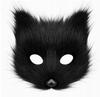 Maska Kot Cosplay Furry Ogon Łapki Mitenki Wilk Lis Futrzak Zestaw 3Szt