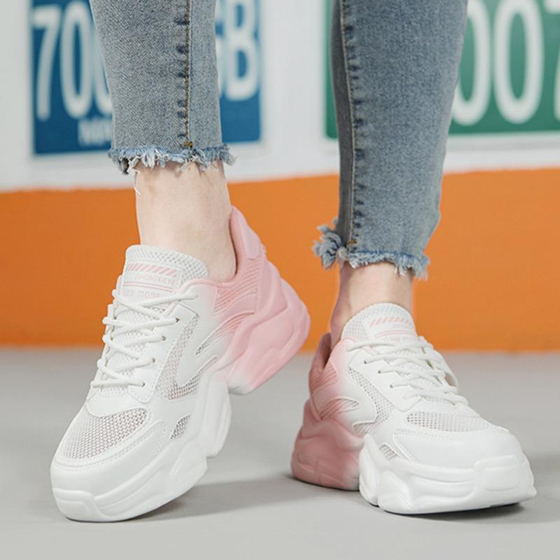 Women's New Trendy Thick-soled Tie-dye Sneakers