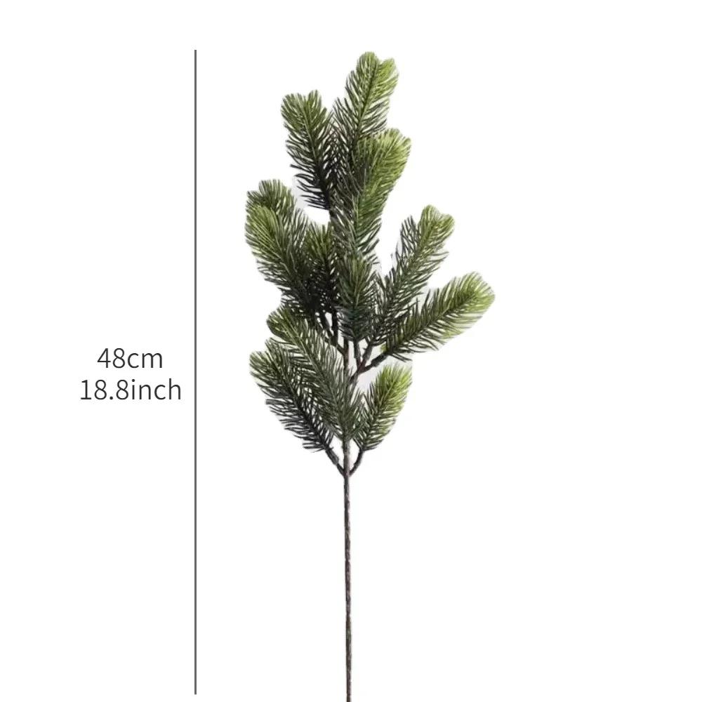 Christmas Pine Branches Christmas Decoration Artificial Fake Plant Pine Needles Wreath DIY Xmas Tree Home Decor New Year