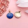 Cute Cartoon Mermaid Starfish Drip Oil Pendant Charm for DIY Bracelets & Necklaces