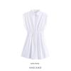 Kaslead New Arrival Women's Clothing Fashion Style Fashion Casual Simple Waist Fitted T-shirt Shory Style Dress