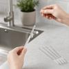 5pcs Soft Hair Tube Cleaner Brush Stainless Steel Handle Bottle Cleaning Brush  For Straw Bottles