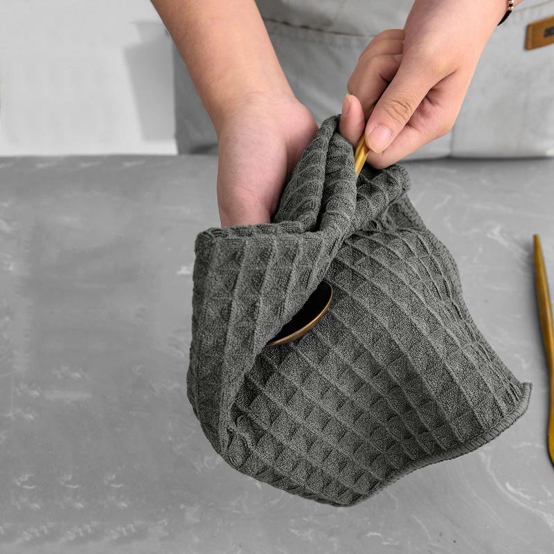 3 шт. вафельная ткань для чистки — фото 5