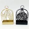 Portable Metal Mosquito Coil Holder Incense Holder Retro Incense Coil Burner, Hanging Bird Cage Outdoor Home Garden Decor