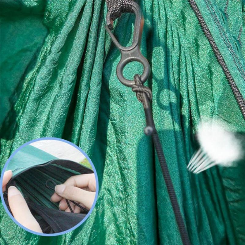 Good-Automatic Quick-Open Elastic Mosquito Net Hammock Outdoor Camping Anti-Mosquito Mesh Hammock