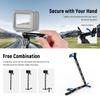 NEEWER Extension Arm Helmet Mount for Action Aluminum Alloy Set of Includes Three Thumb Screws and Screw Compatible with Osmo Action and Cameras,