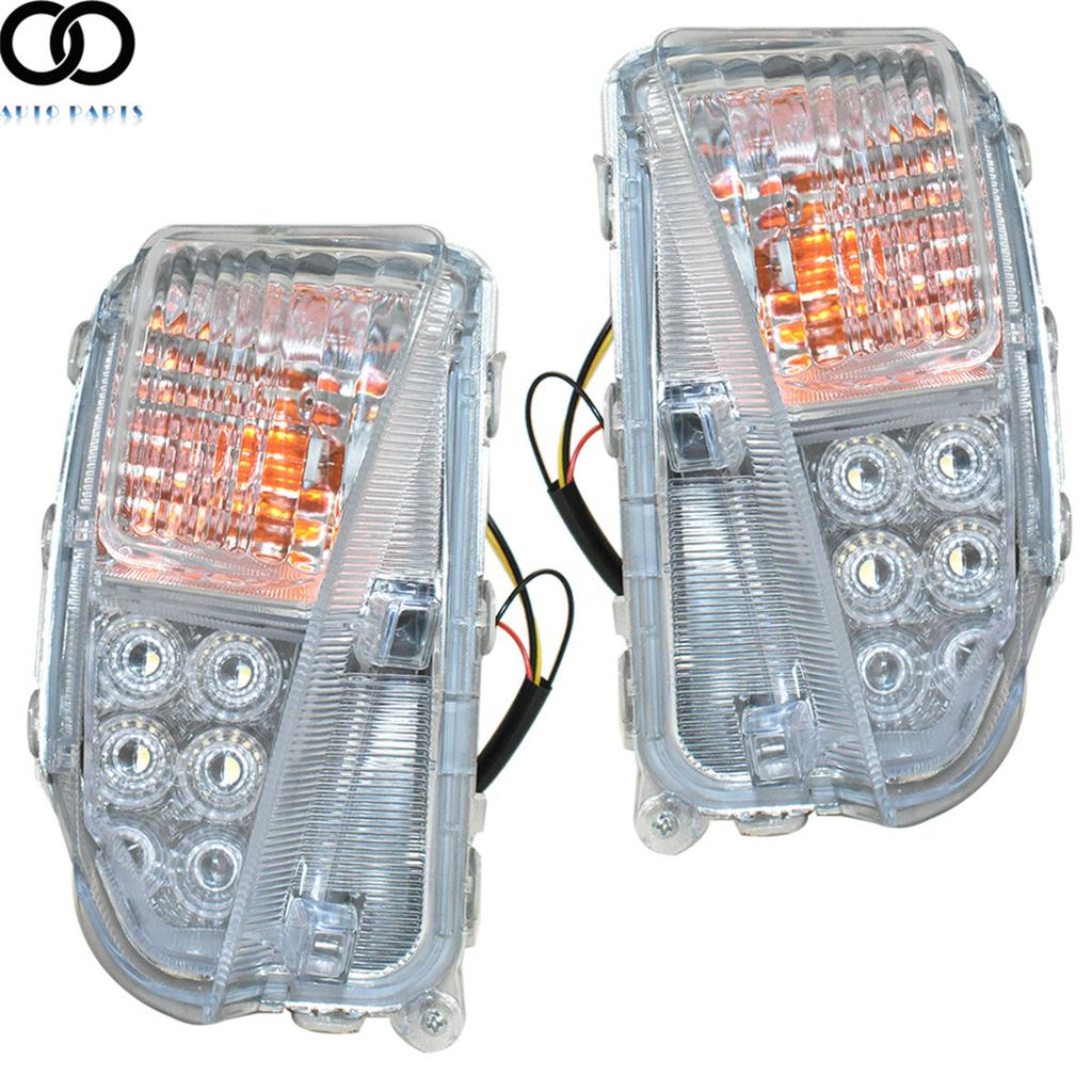 Left&Right Side Fog Lights Lamps kits For 2012 2013 2014 2015 Toyota Prius