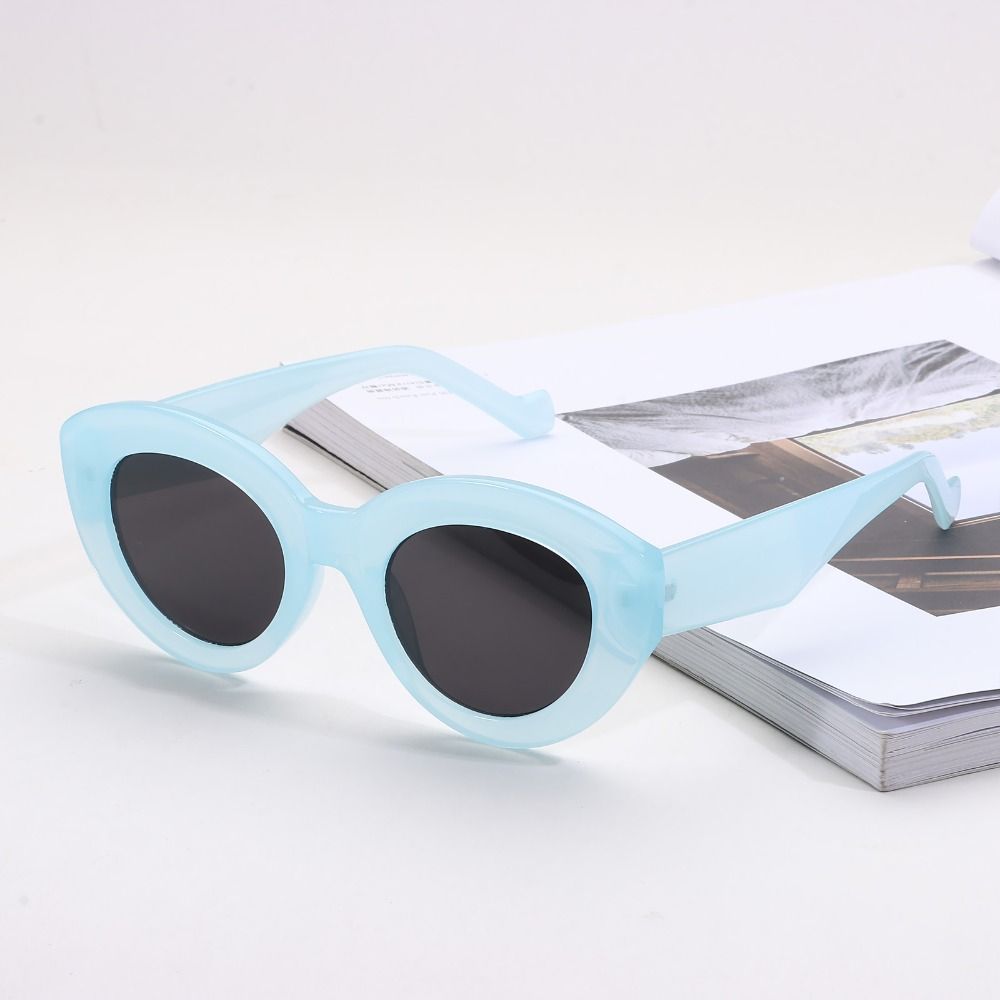 

Популярные оттенки Ретро очки Оверсайз солнцезащитные очки Овальные солнцезащитные очки Солнцезащитные очки Кошачий глаз Clear Blue-Black