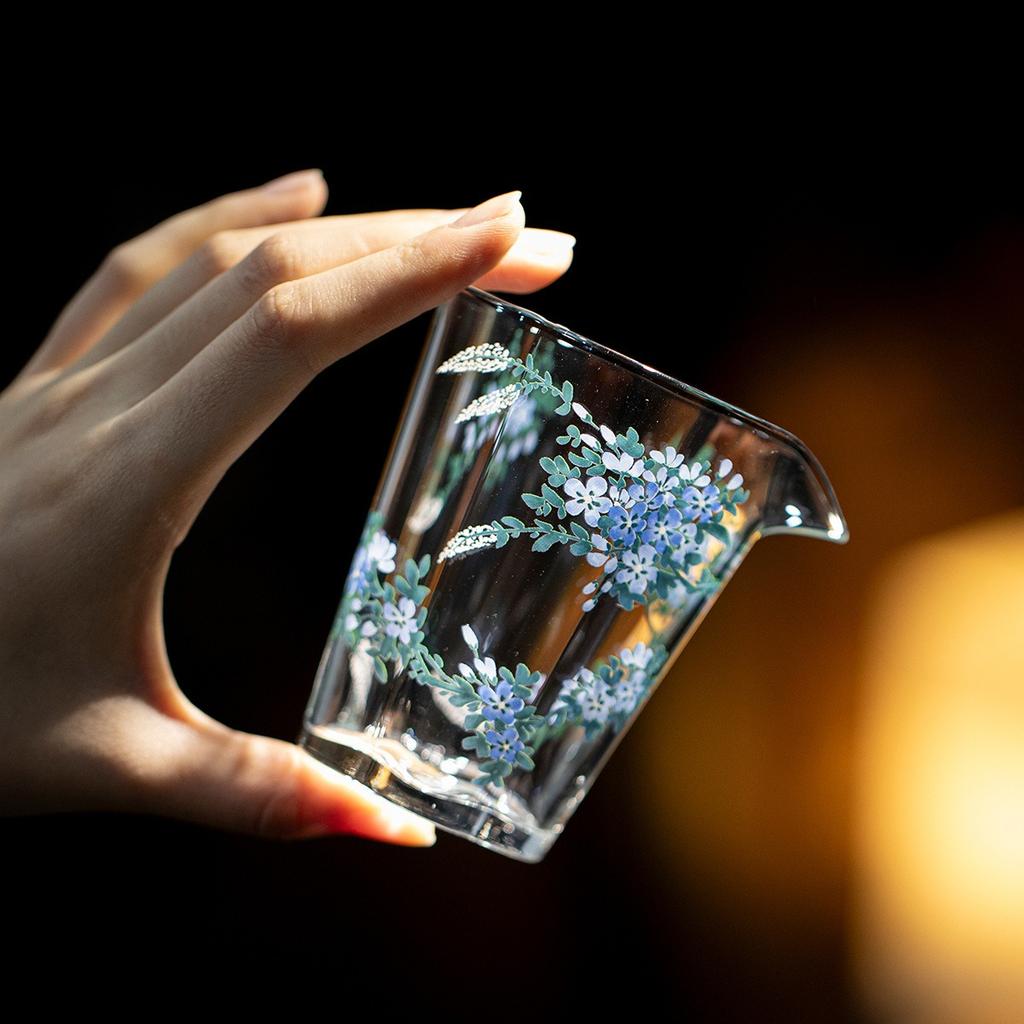 High borosilicate glass fair cup tea sea thickened heat-resistant not hot hand tea dispenser kung fu tea set uniform cup