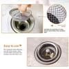 Kitchen Sink Strainer Washbasin Sewer Drain Anti-blocking Residue Universal Mesh Household Stainless Steel Strainer