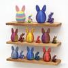 Easter Bunny Ornament 3D Printed Ornament Cute Rabbit Eggs 3d Printing Easter Eggs Desk Accessories Easter Day Party Gift
