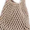 Hand Braided Tote Bag Large Capacity Boho Handbag Women Summer Beach Tote Rope Braided