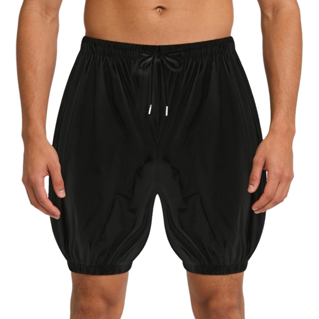 Unisex Adults Waterproof Reusable Diaper Cover Elastic Waistband Drawstring Leak Proof Washable Incontinence Shorts