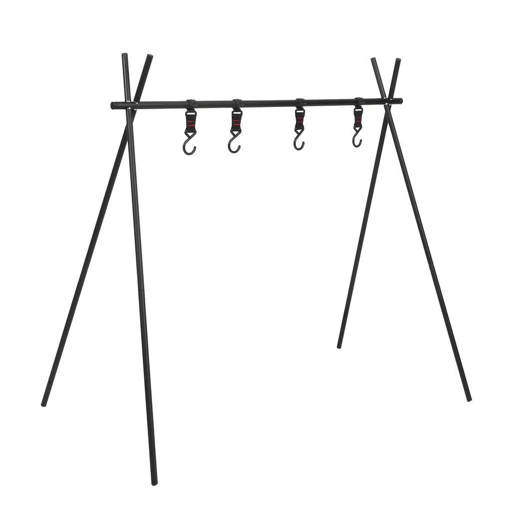 Bålmatlagningsstativ Stativ BBQ Grill for Utendørs Piknik Kokekar Festartikler