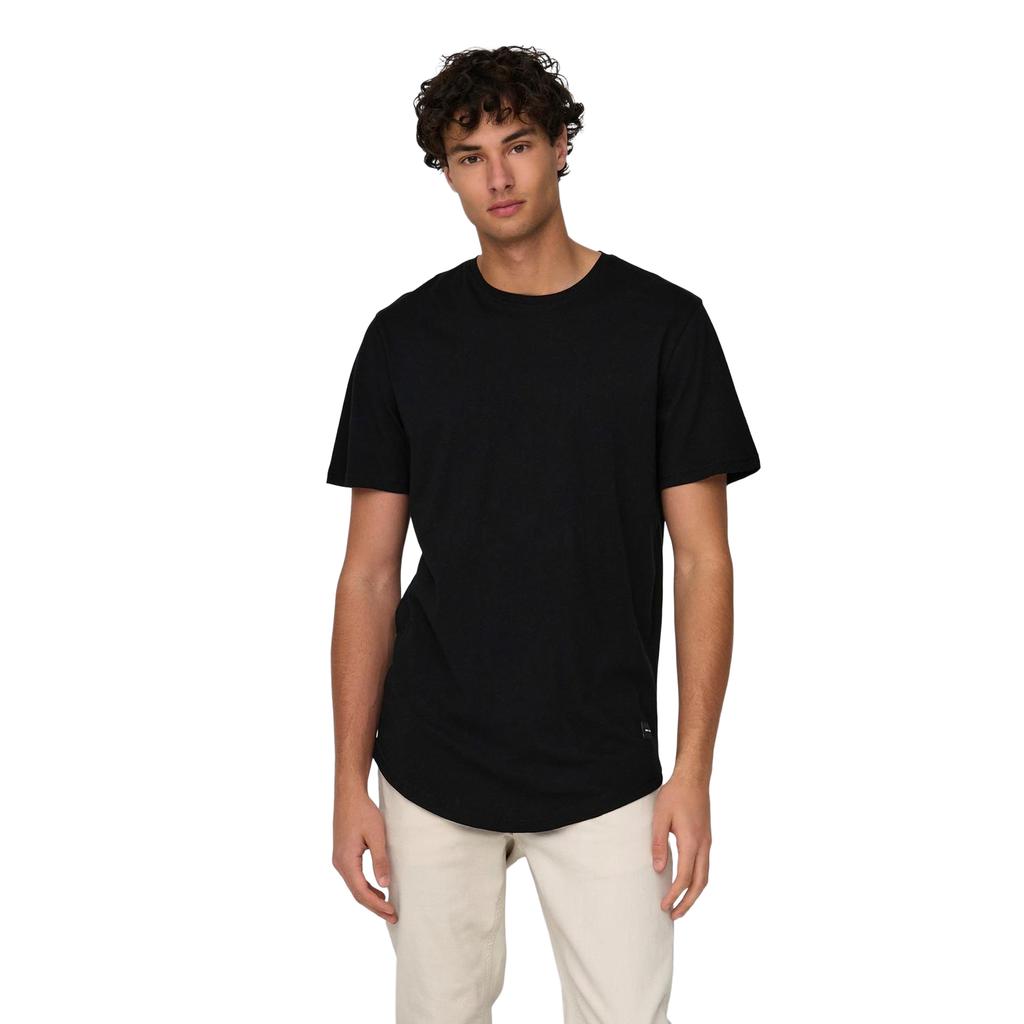 Only and Sons Mens Crew Neck Oversized T-Shirt