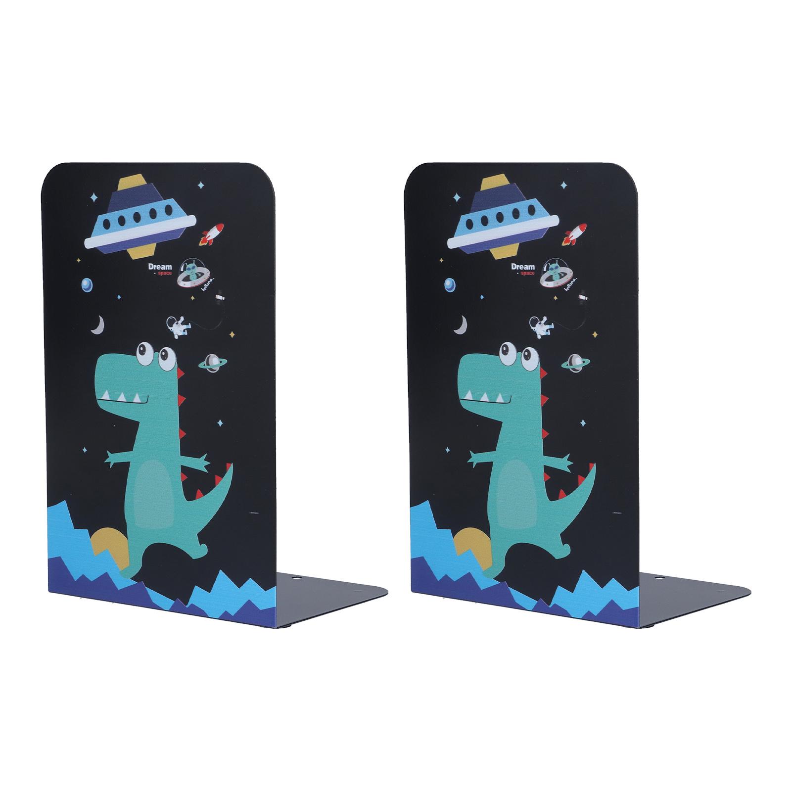 

2 шт. Книжные подставки Креативная личность Большая вместимость Настольное хранение Книжная полка Подставка для книгПечать 1