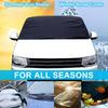 Voor VW Transporter T5/T6 Voorruit Cover Sneeuw Vorst Beschermer 600D Oxford Black Out Gordijnen Zonnescherm Raamscherm Cover