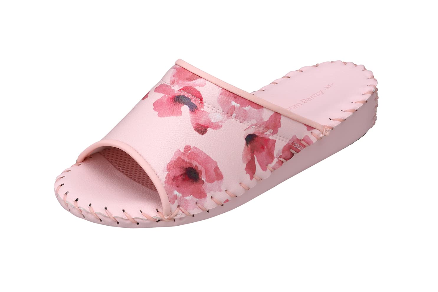 Pansy Indoor Slippers Women s Hand-Knitted Antibacterial Size M Pink