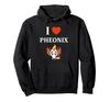 Humor Phoenix Animals Simple Fire Bird I Love Phoenix Hoodie
