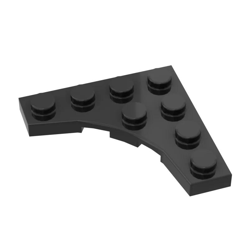 

MOC 10PCS DIY High-Tech Puzzle Particle 35044 4x4 Plate Building Blocks Kit With 3x3 Curved Cutout Bricks Toys Birthday Kid Gift