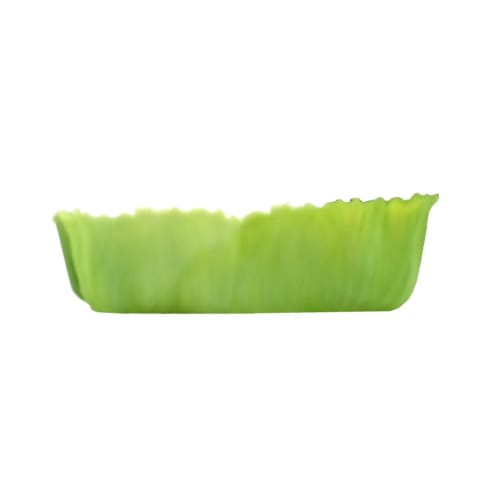 Shincatec Antibacterial Bento Cups, Square, Large, Lettuce, Pack of 3, Green