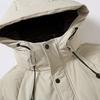 SNOWFLYING Men's Casual Hooded Duck Down Jacket