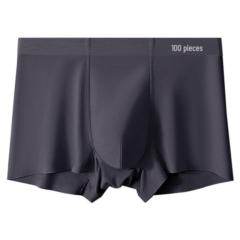 

100 Count Modal Mid-Waist Men s Boxer Briefs | Antibacterial, Seamless, Breathable Trunks XL