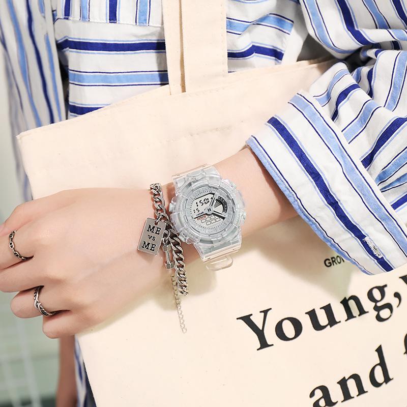 

Unicorn Waterproof Stylish Watch With Electronic Quartz Movement Couple Students LightBlue